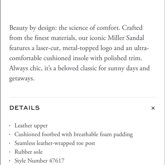 🆕Tory Burch Miller Sandal Natural Vachetta - Picture 8 of 8